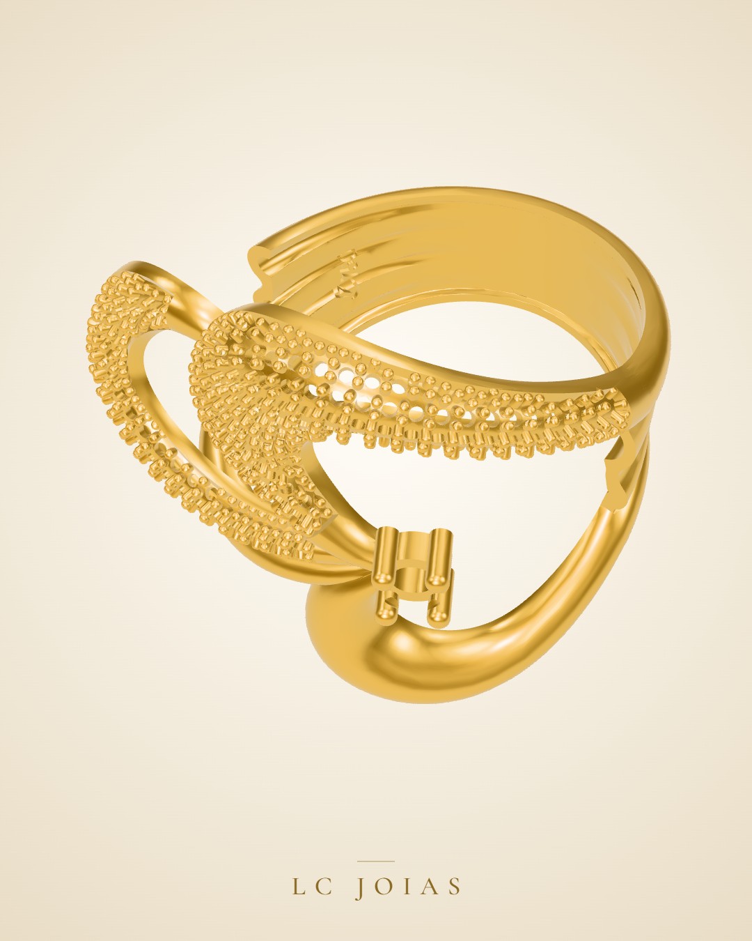 Anel 6209an em ouro