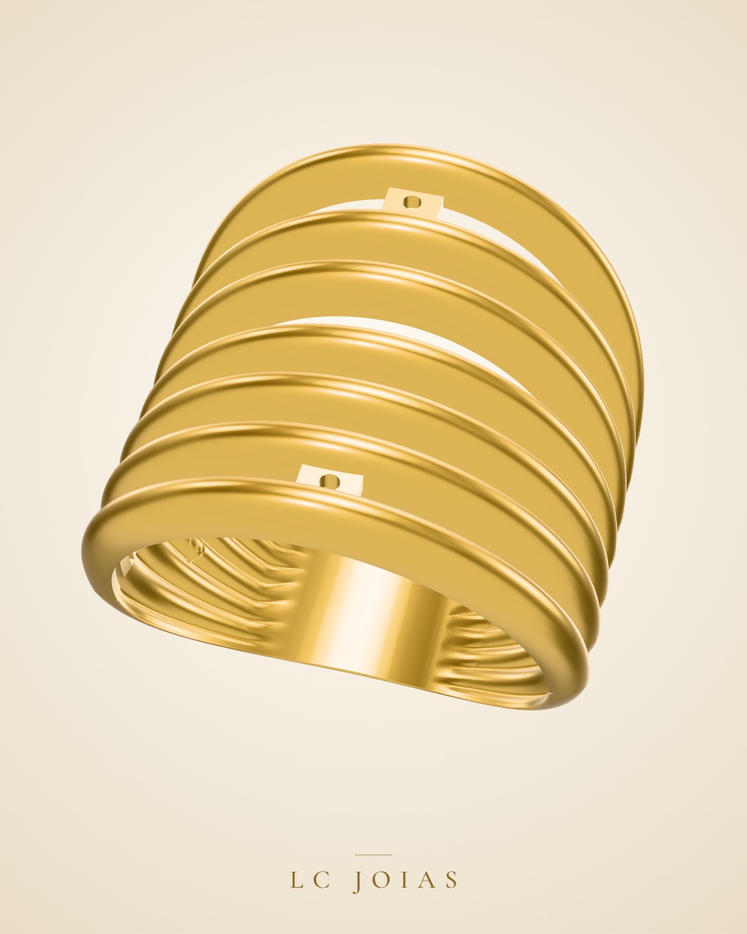 Anel 6251an em ouro