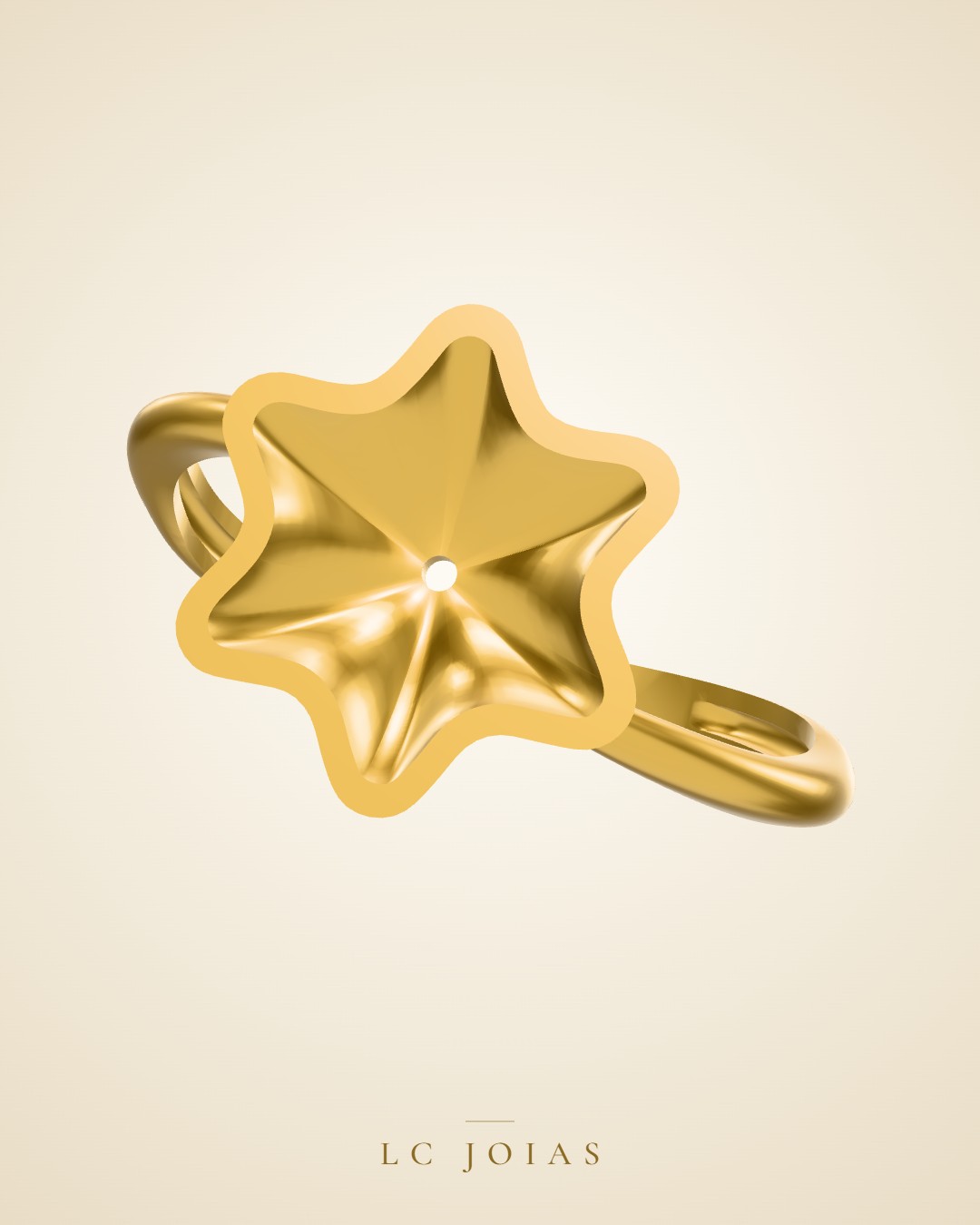 Anel 6907 an em ouro