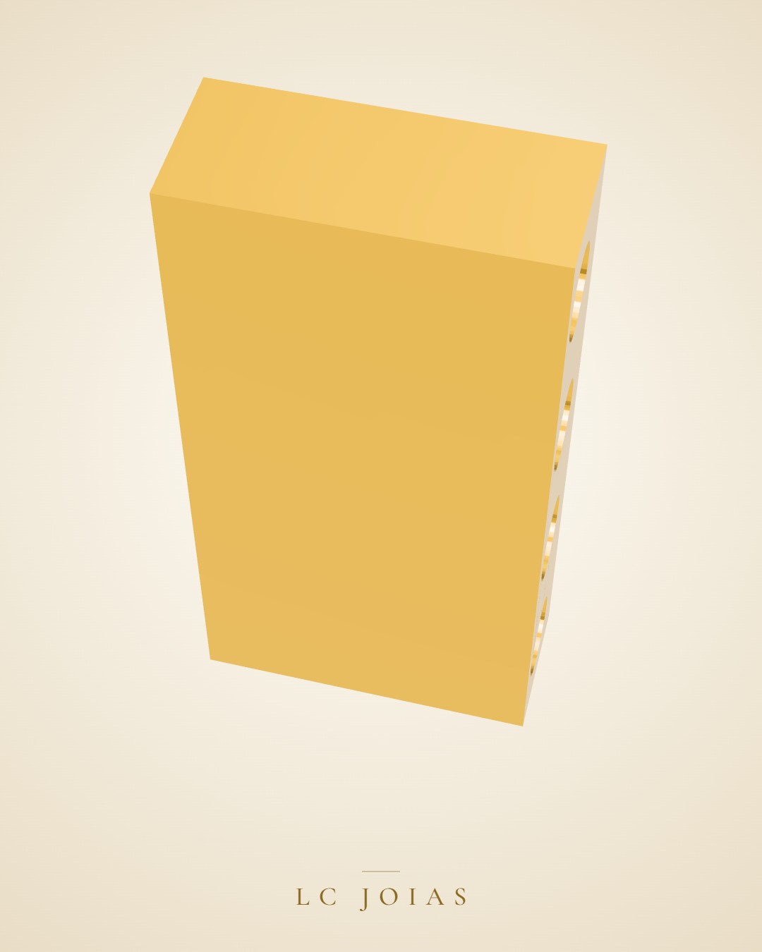 Aliança alufix 4x2 b em ouro