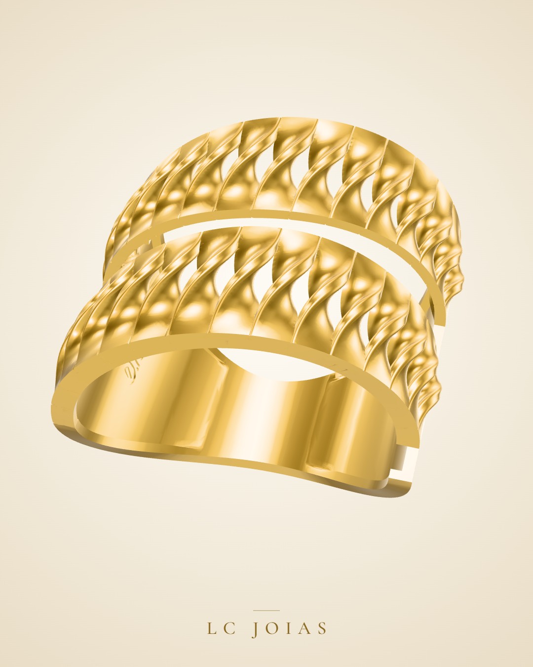 Anel 6293an em ouro