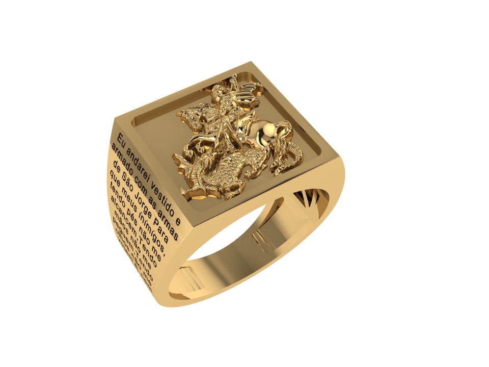Anel 7830 an em ouro