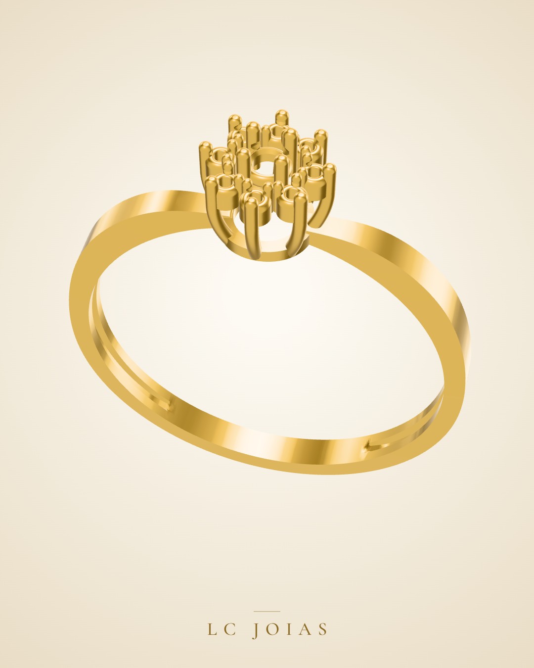 Anel 7130 an em ouro