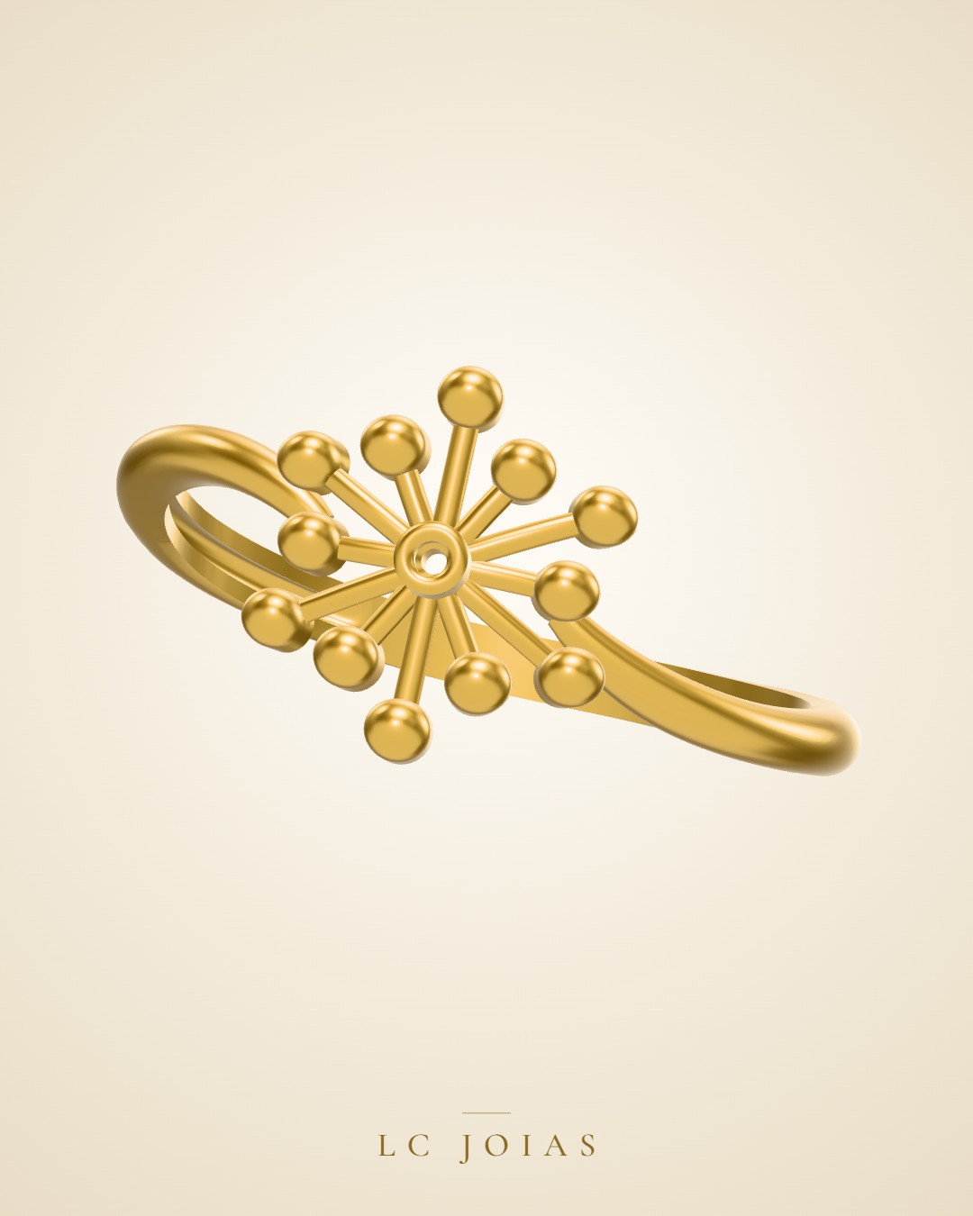 Anel 6890 an em ouro