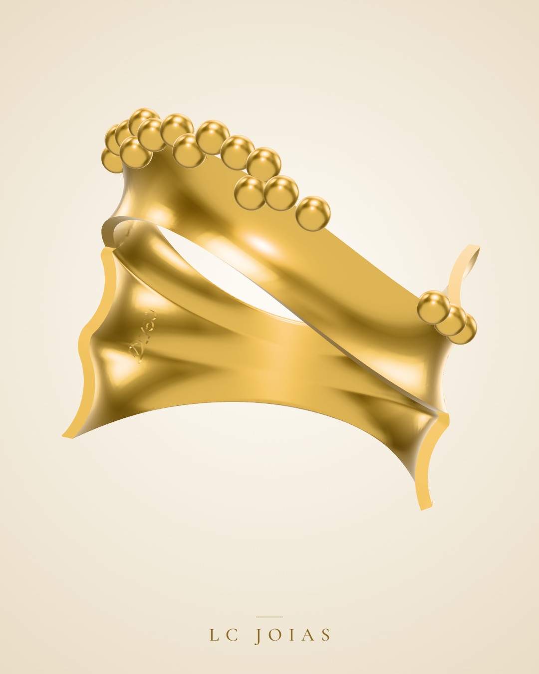Anel 6264an em ouro