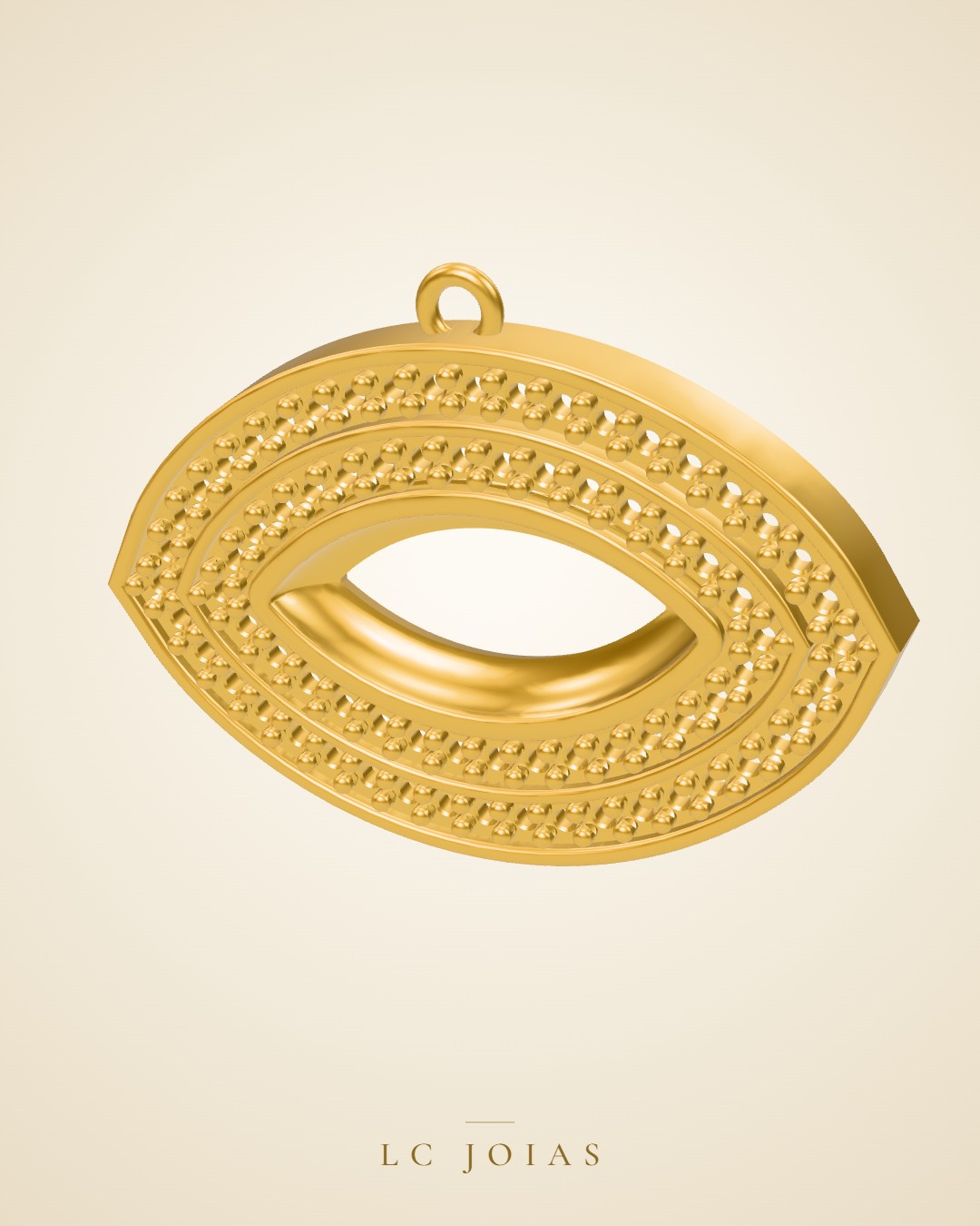 Pingente 1736 z pg em ouro