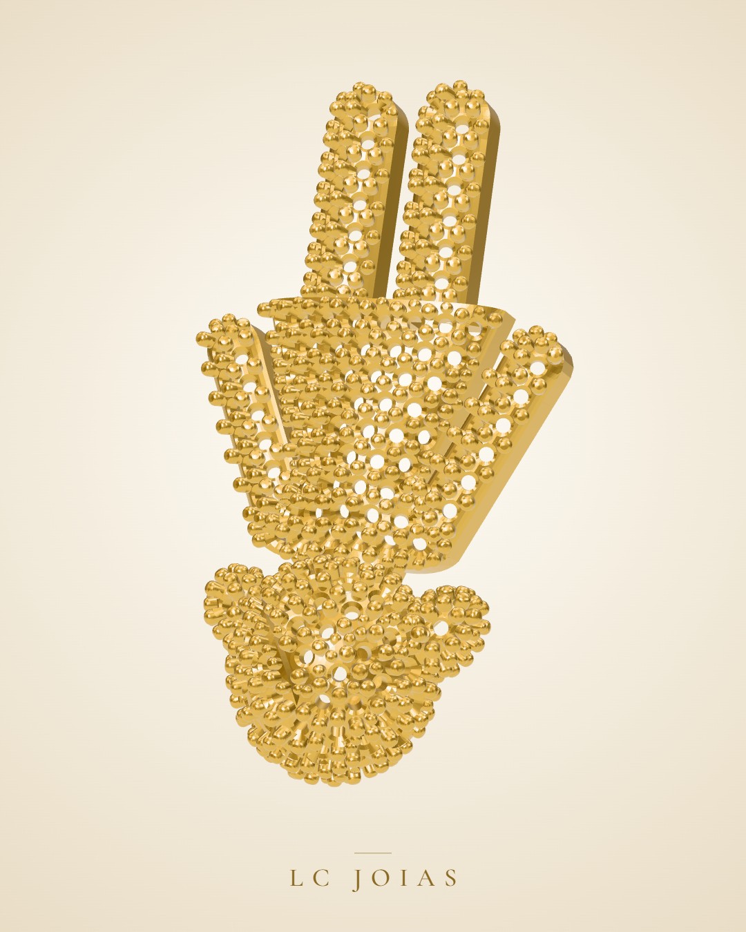 Pingente 1359 z pg em ouro