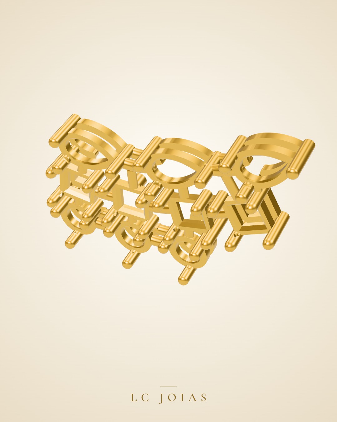Brinco 1475 z br espelhar em ouro