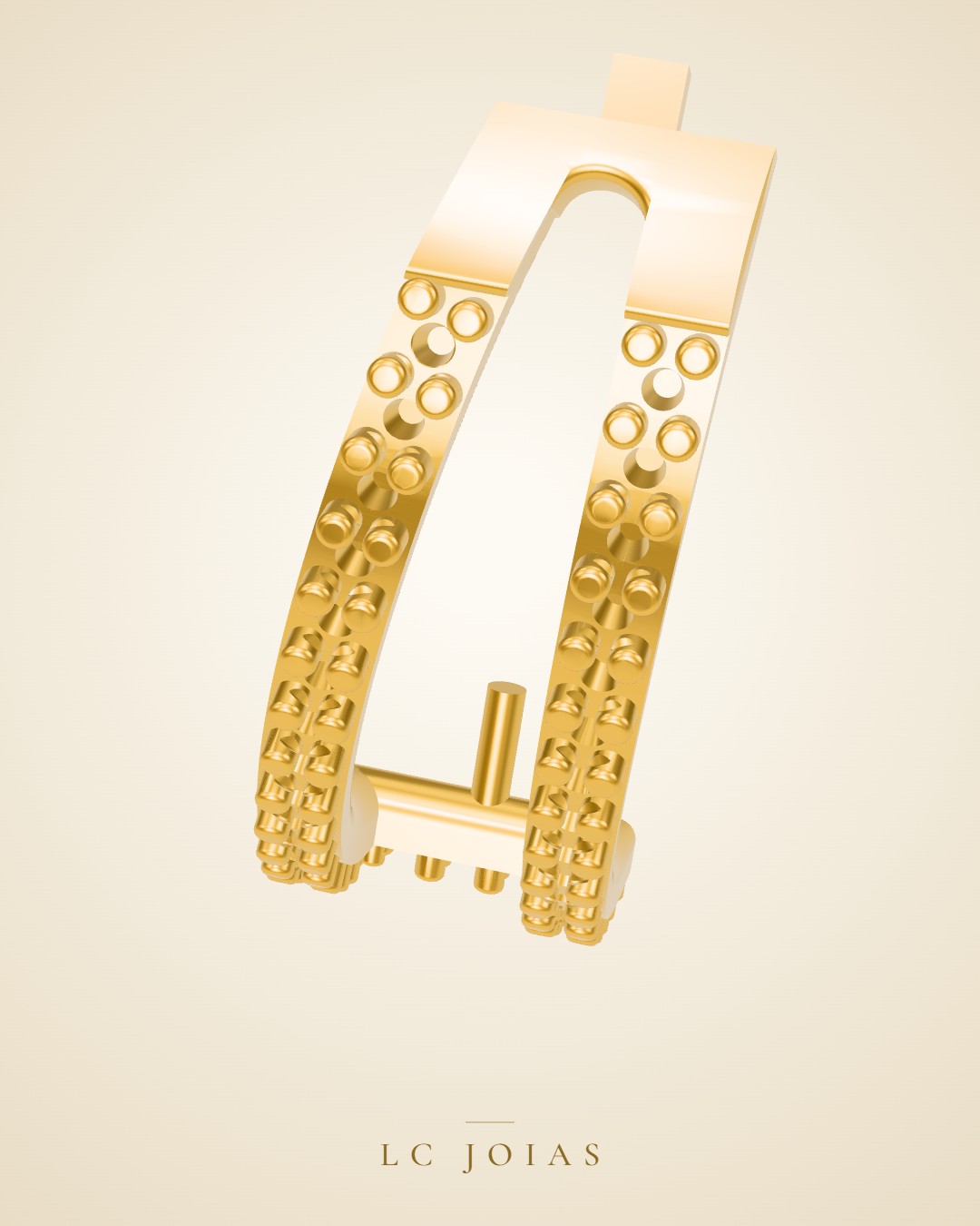 Anel 8062 an aplique em ouro