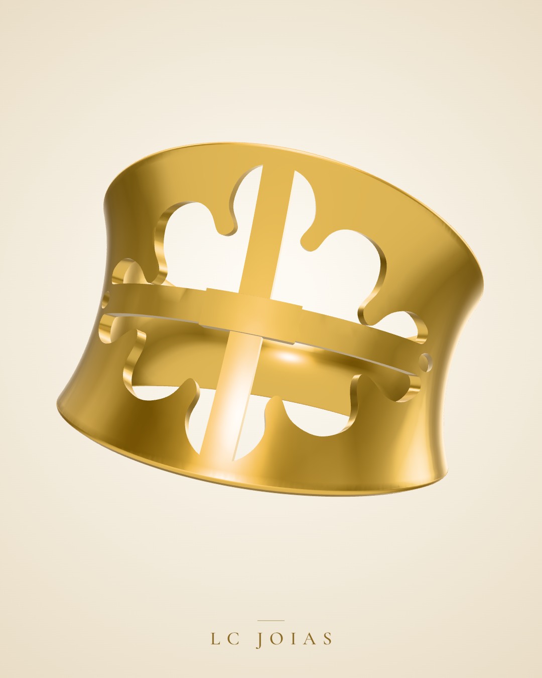 Anel 1168 z an em ouro
