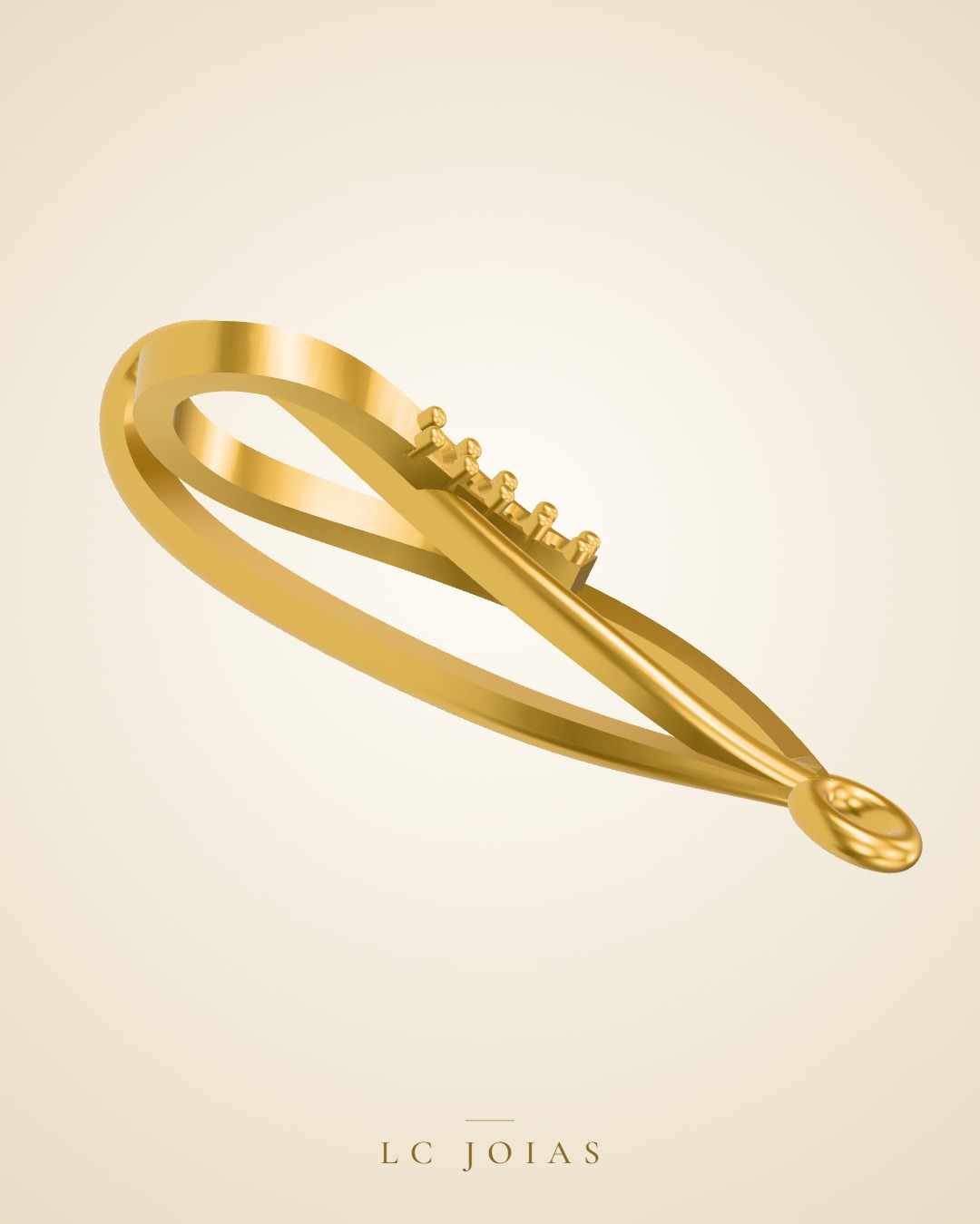 Brinco 6770 brinco 01 em ouro