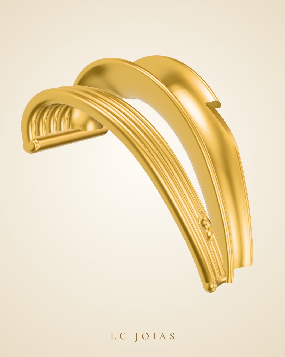 Brinco 7854 br espelhar em ouro