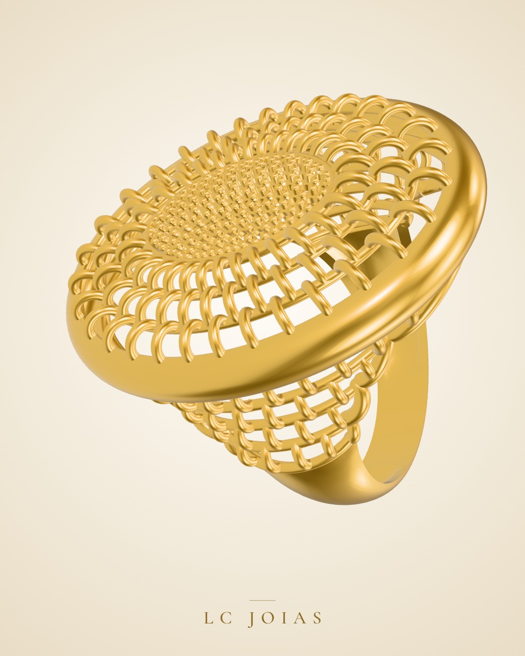 Anel 7210 an conserto em ouro