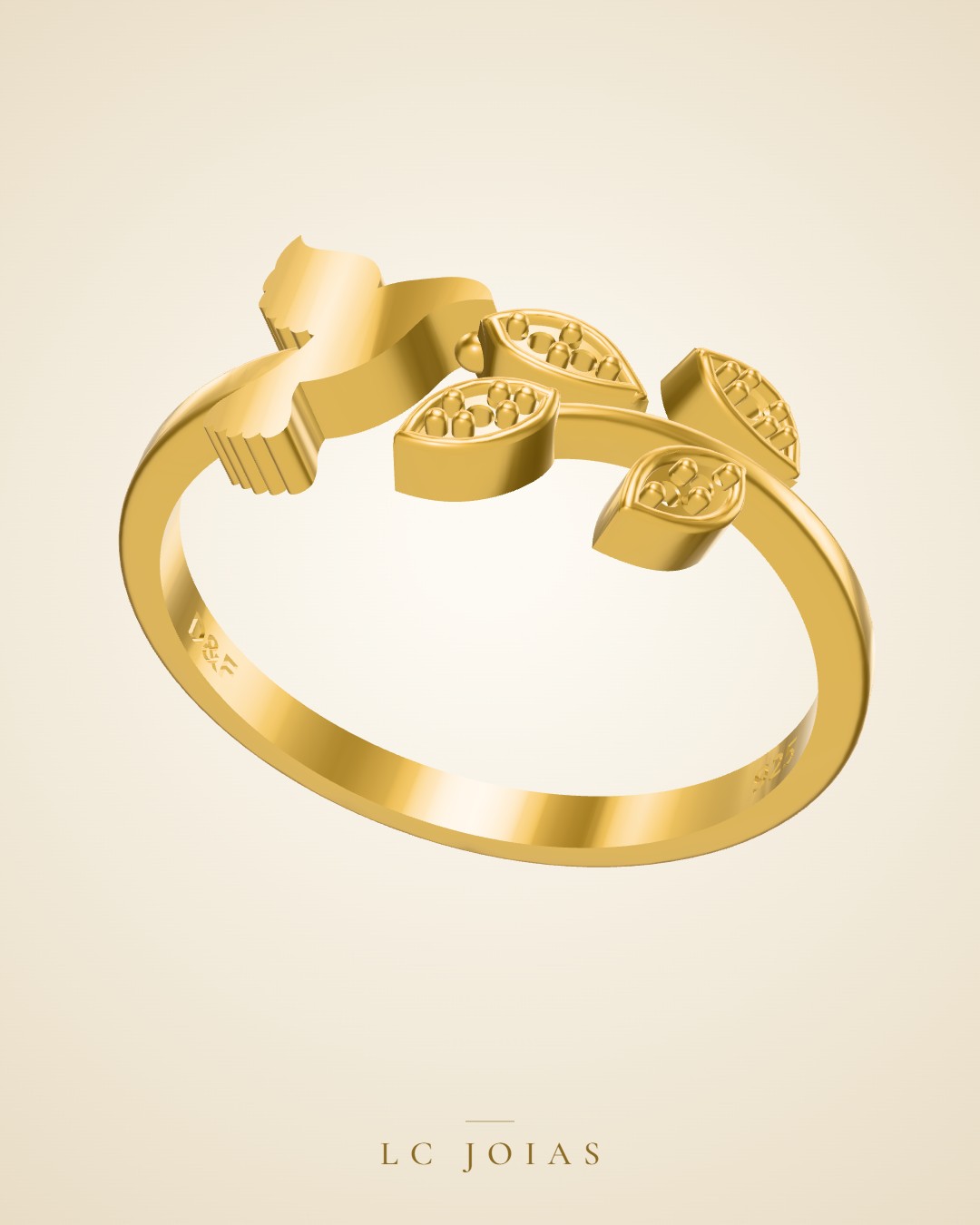 Anel ag 1932 an em ouro