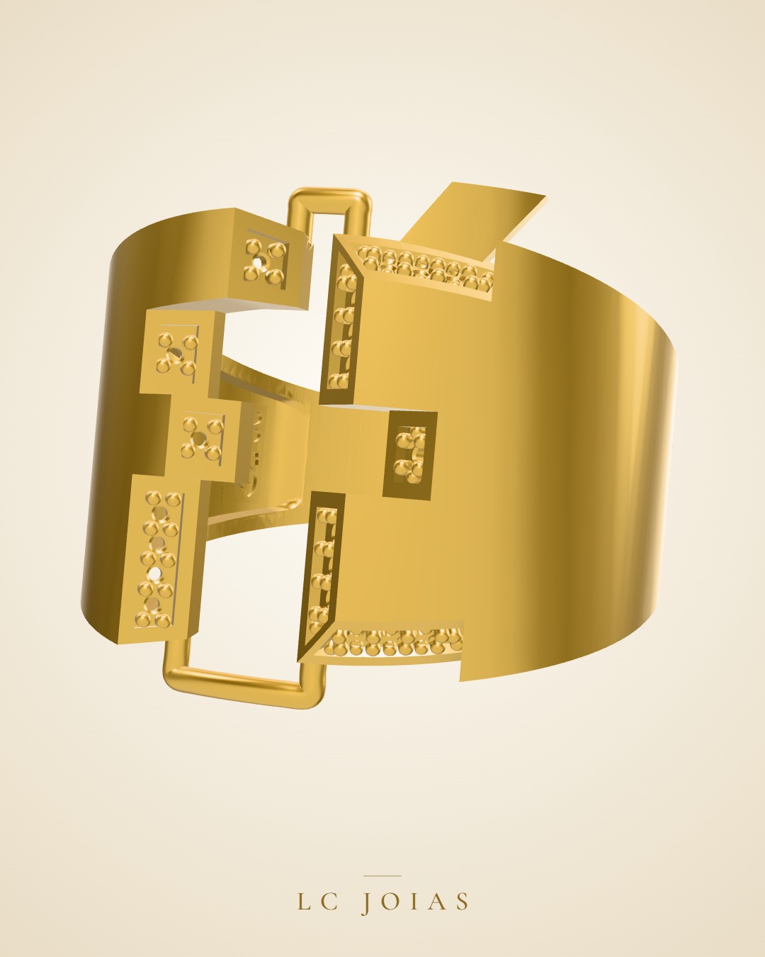 Anel 7670 an em ouro