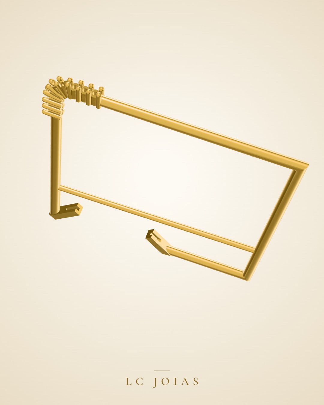 Brinco 8123 br colocar 2 em ouro