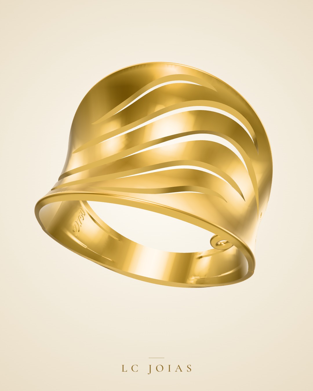 Anel 6032an em ouro
