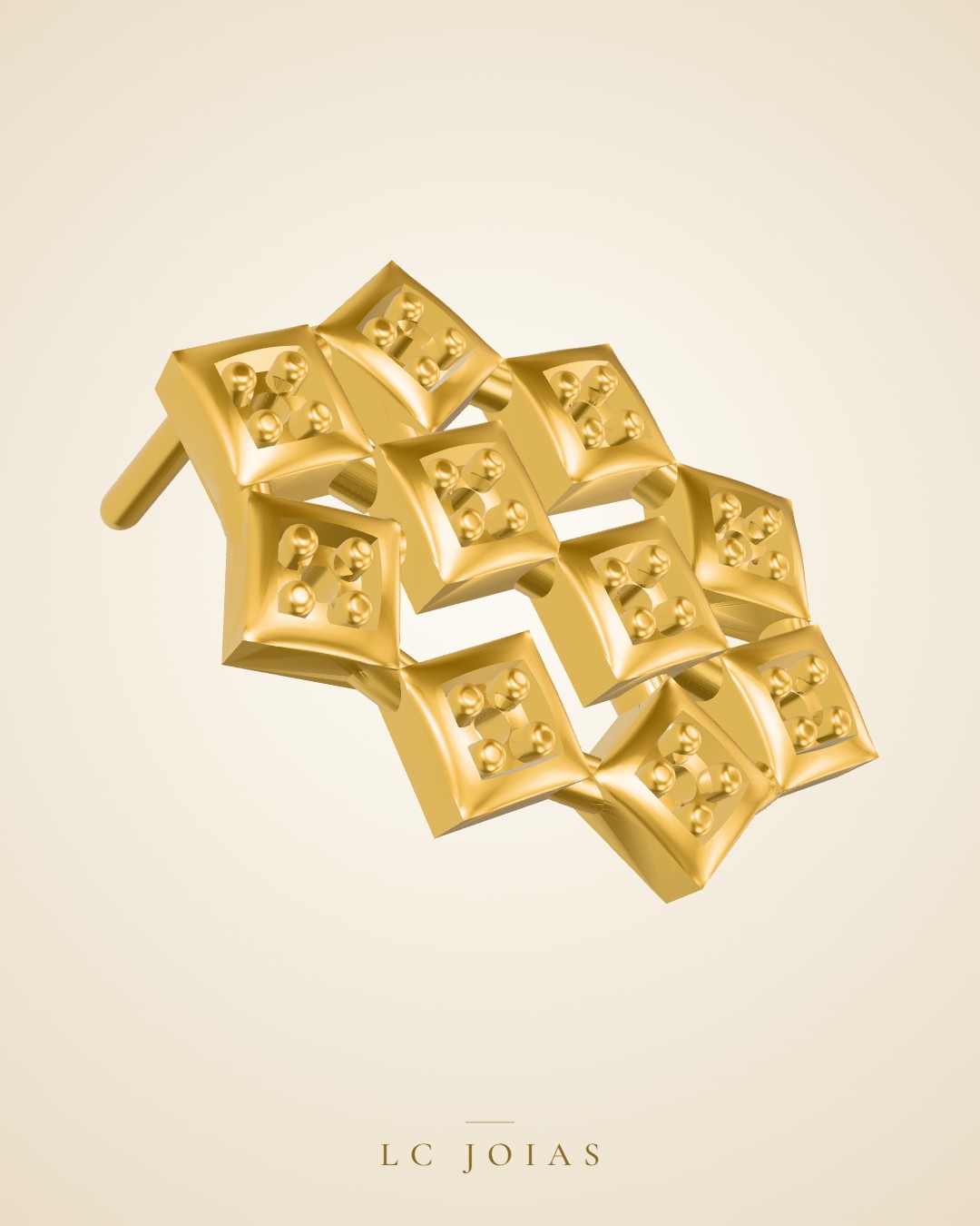 Anel 7499 an ok c em ouro