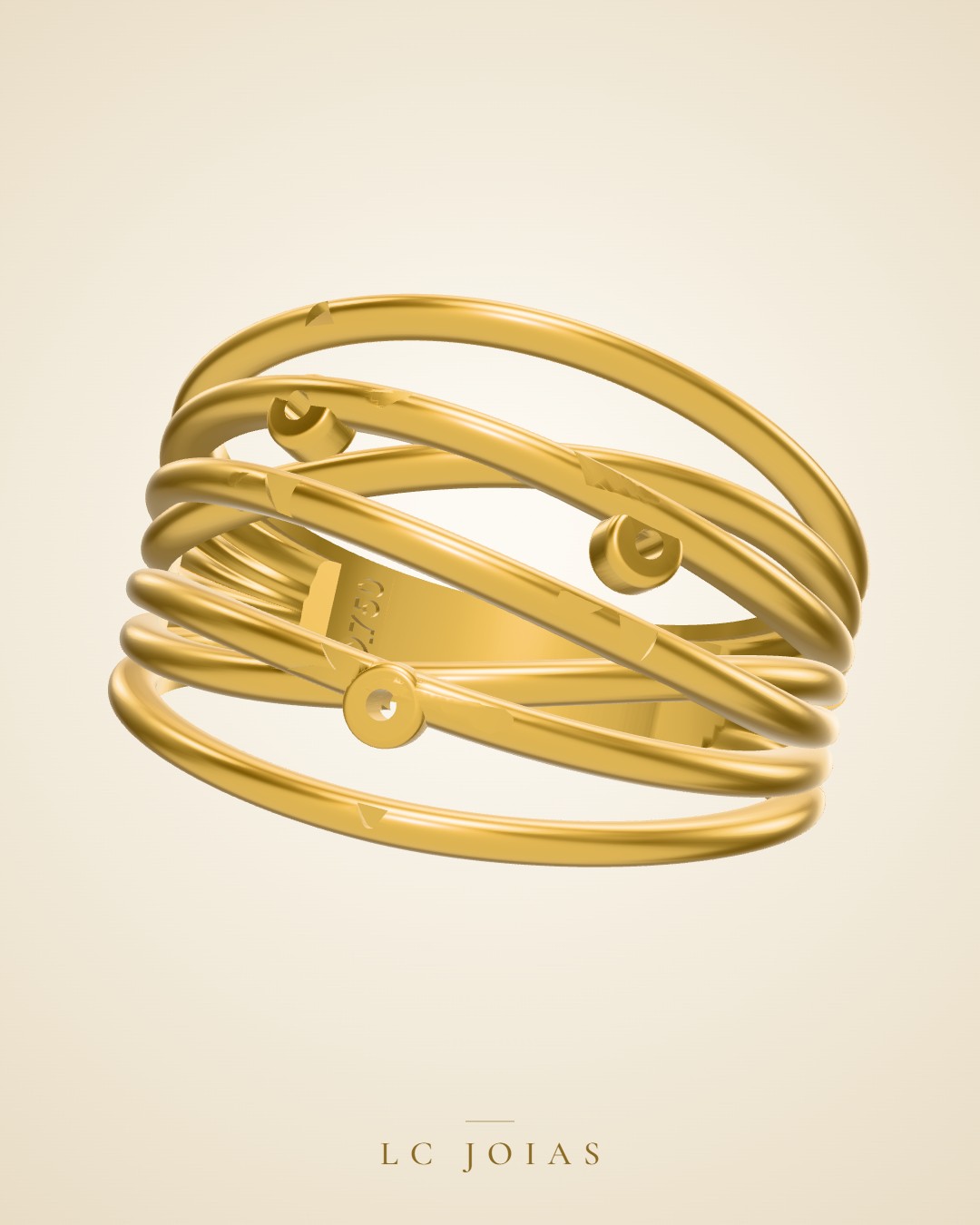 Anel 988 an em ouro