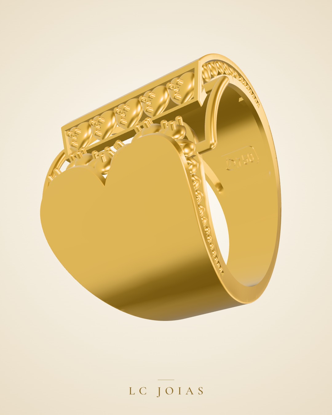 Anel 7668 an em ouro