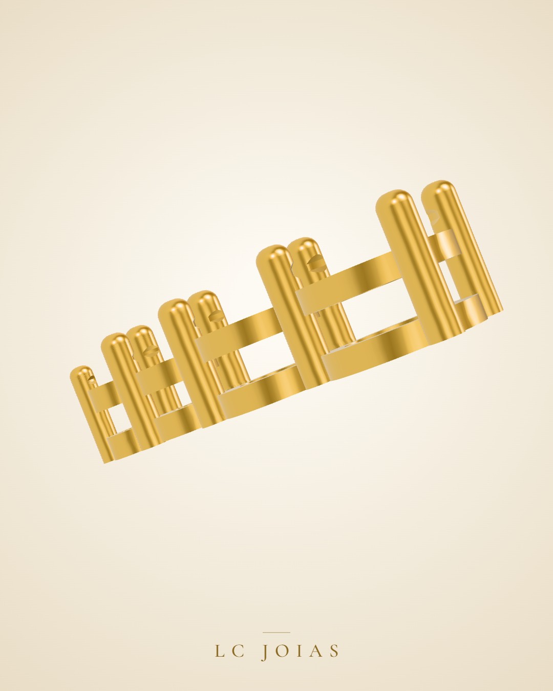 Brinco 1473 z br colocar 2 em ouro