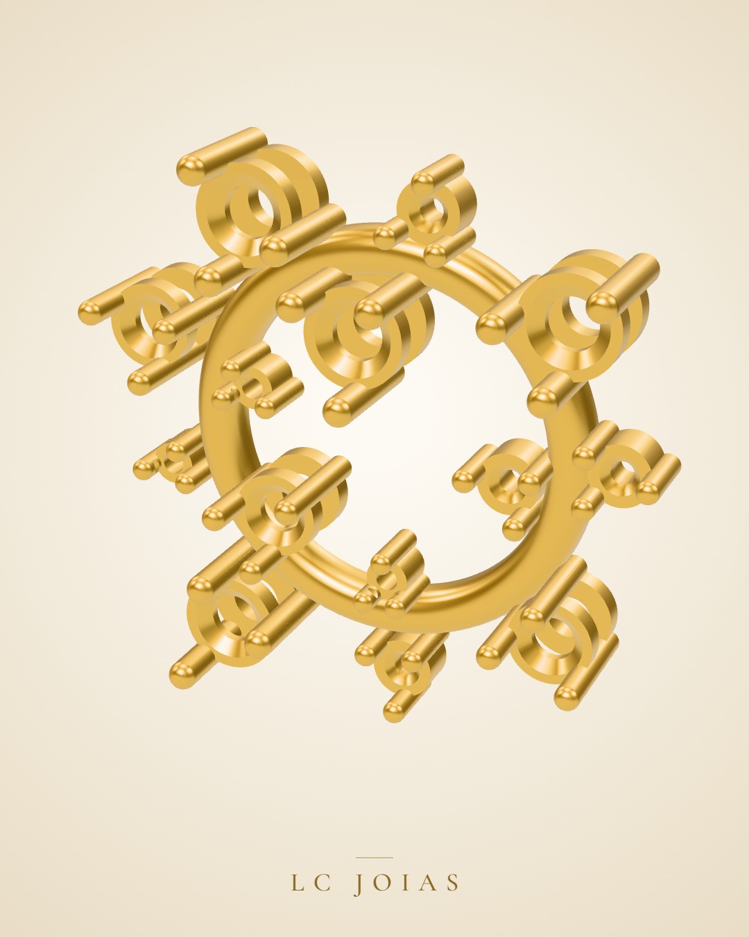 Brinco 1474 br a em ouro