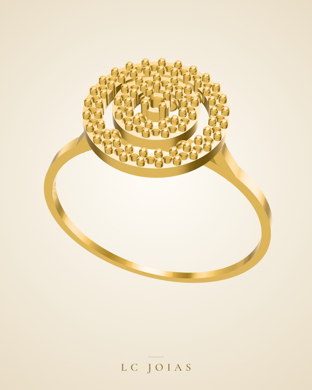 Anel 1588 an em ouro