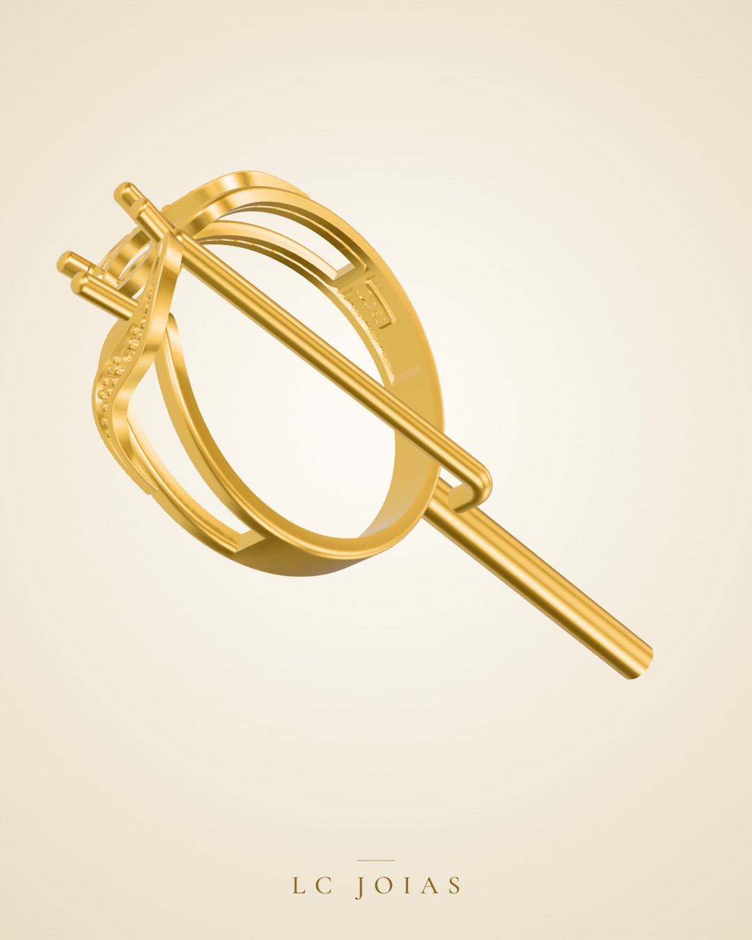 Anel 1382 z an . em ouro