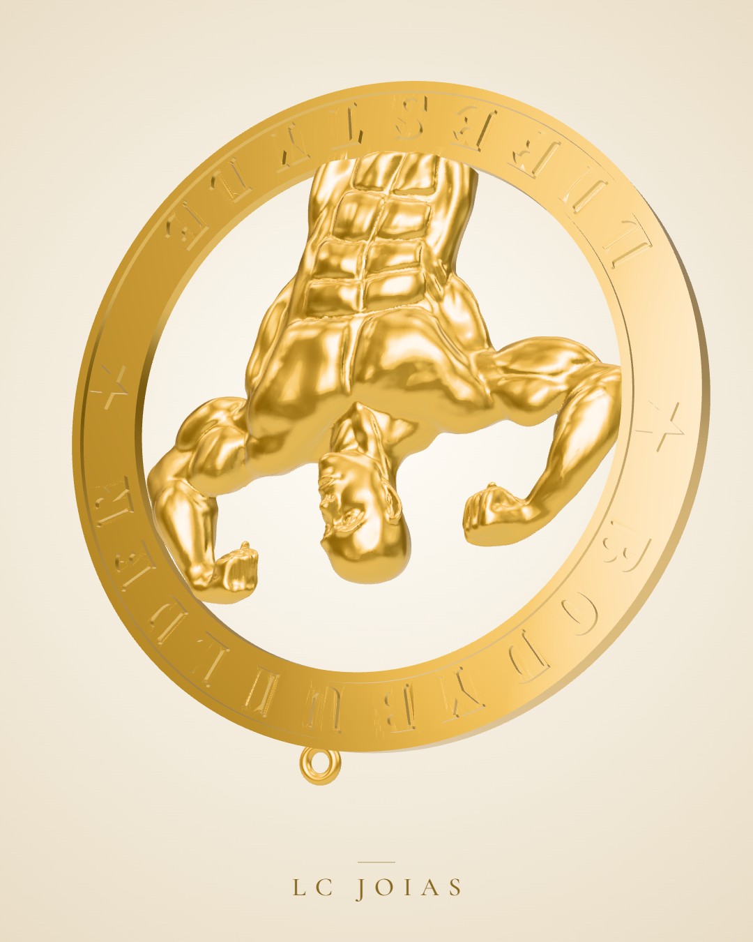 Pingente 7752 pg em ouro