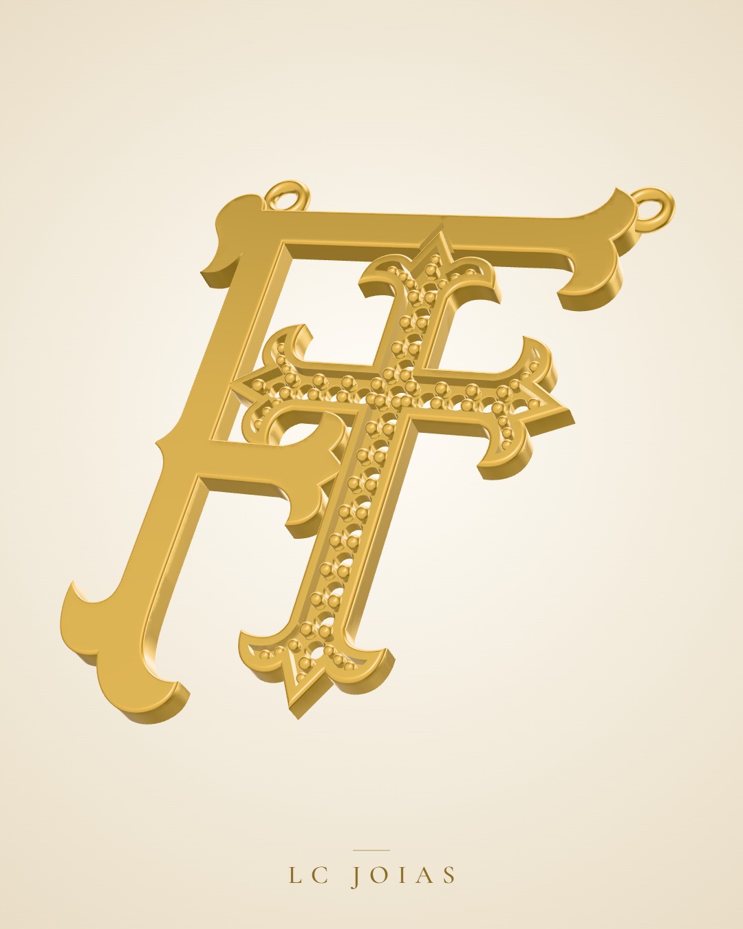 Pingente 8438 pg em ouro