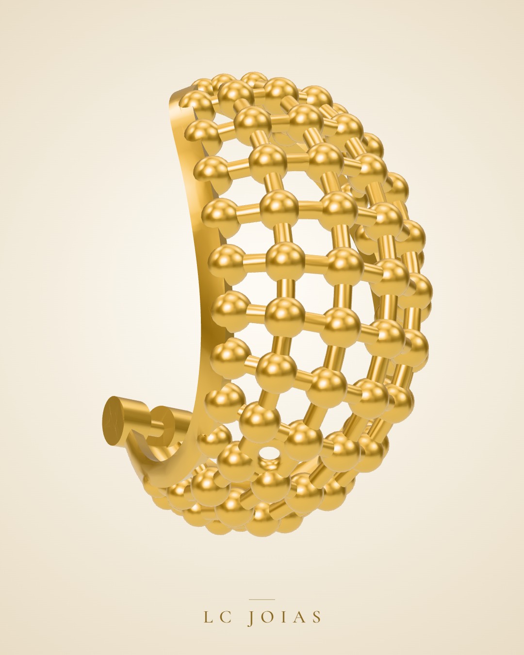 Brinco 6236br em ouro