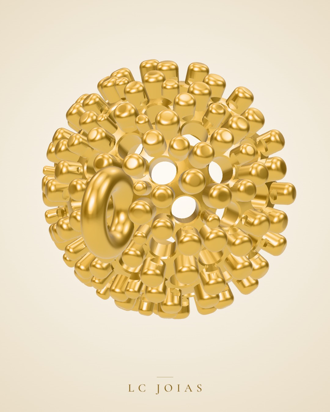 Pulseira 7695 pul 7 mm b 2 em ouro