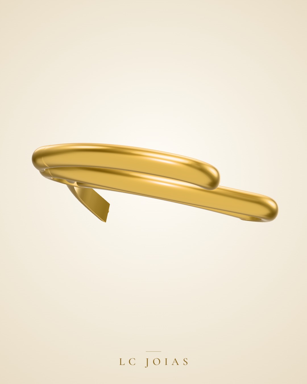 Anel 7471 an aplique em ouro