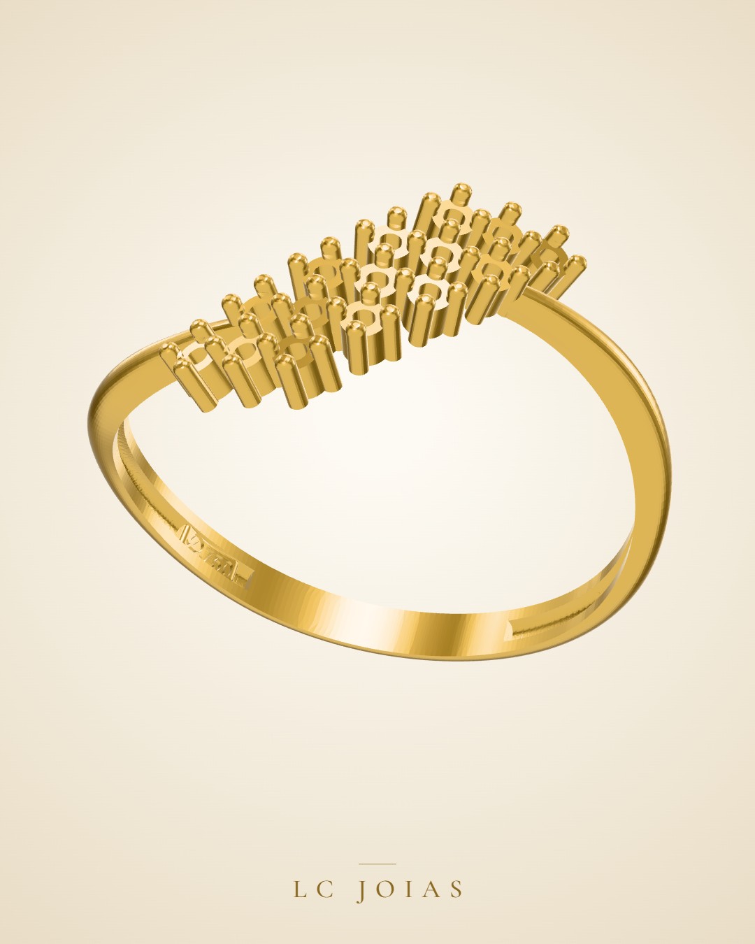 Anel 1818 an em ouro