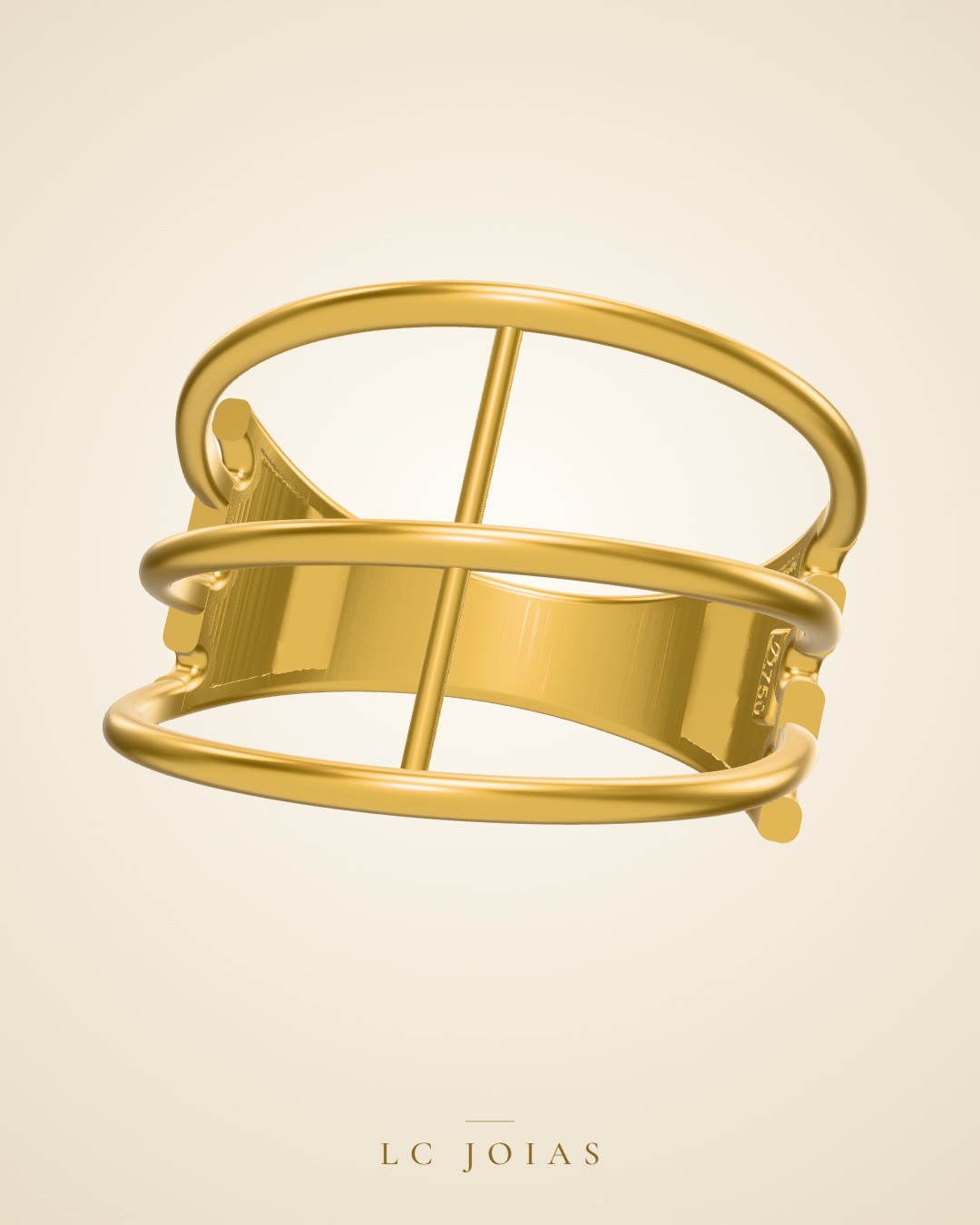 Anel 7910 an em ouro