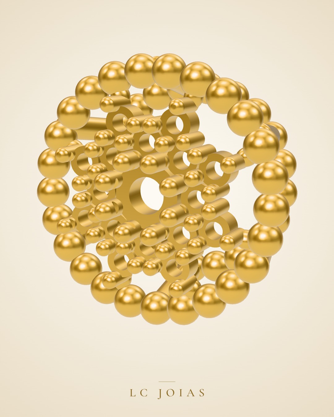Pingente 7905 pg em ouro
