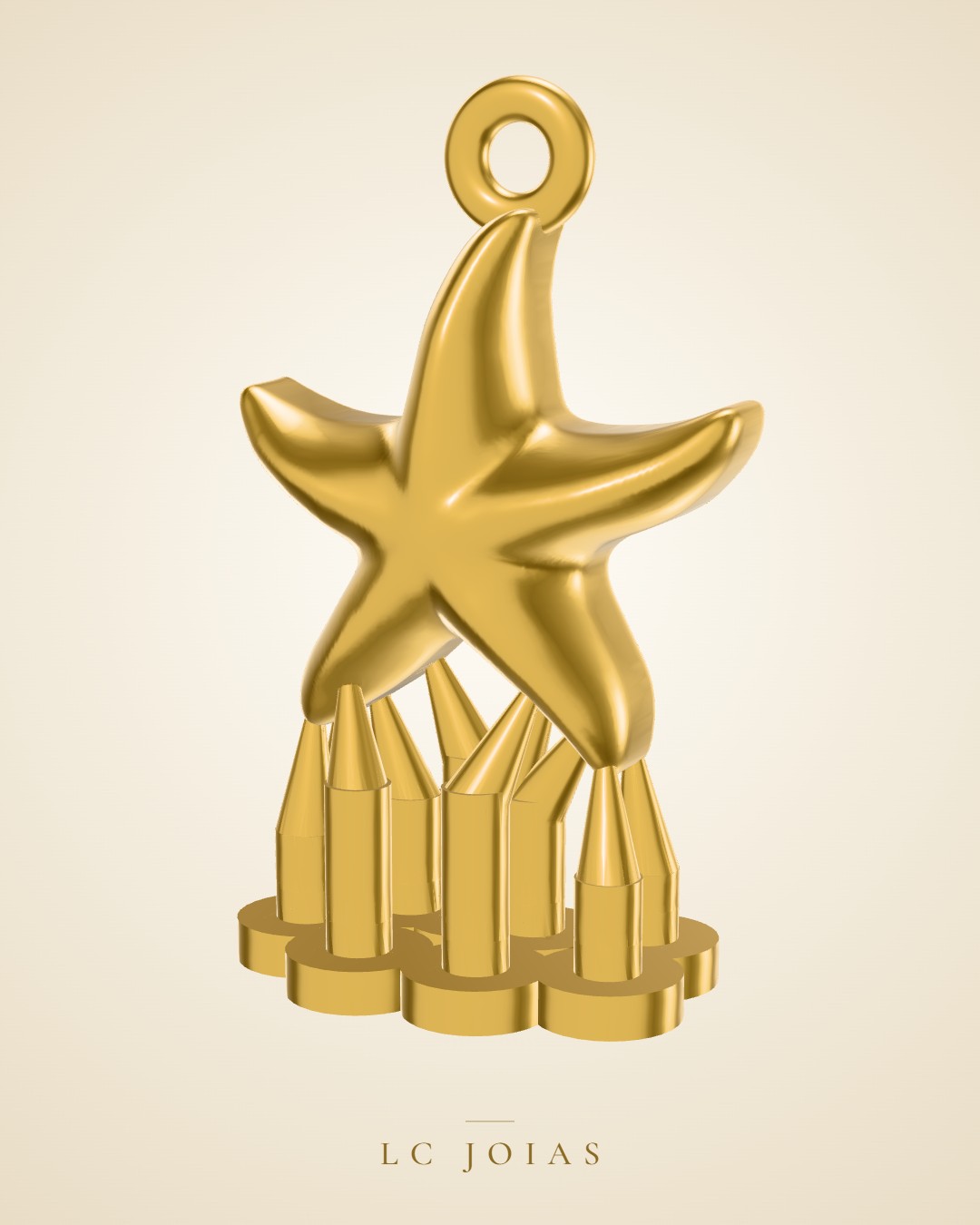 Pingente 7385 pg-02 em ouro