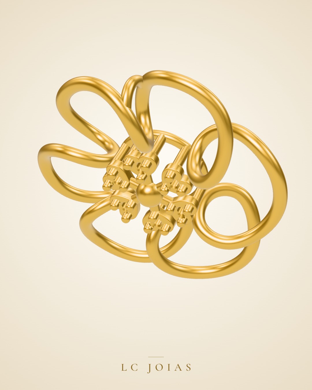 Brinco 7474 br 03 em ouro