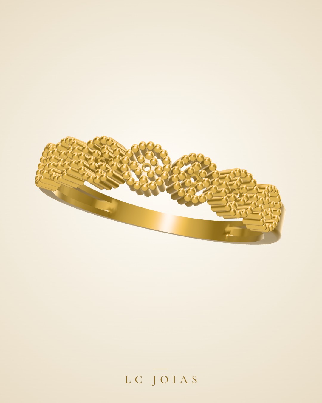 Anel 7764 an em ouro