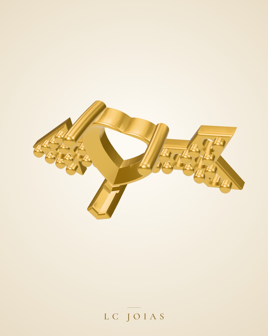 Brinco d 0086 br 2 s em ouro