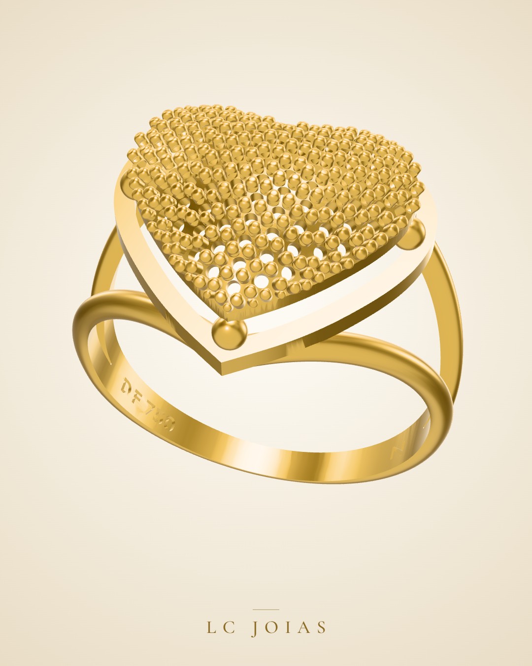 Anel 112122015an em ouro