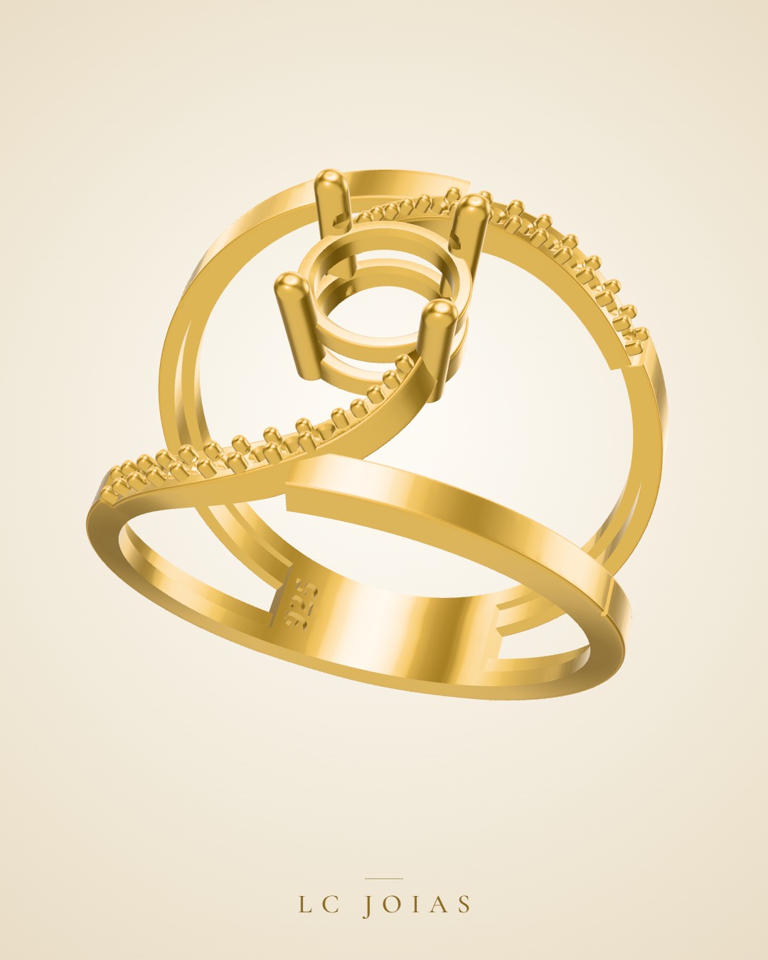 Anel ag 2341 an em ouro