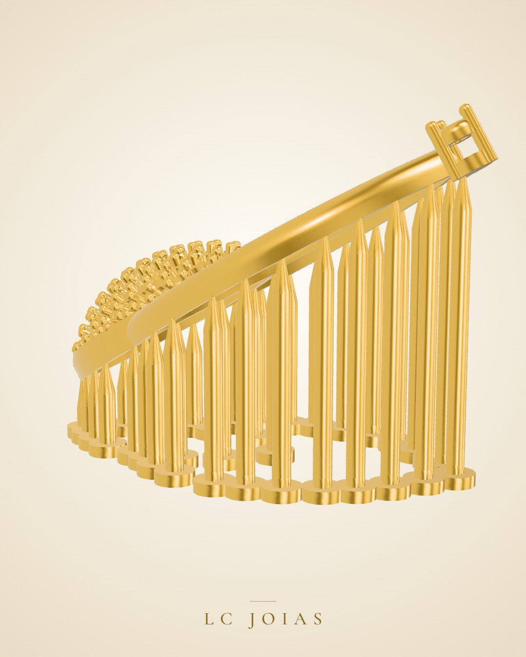 Brinco 7297br em ouro
