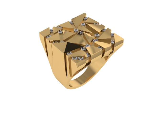 Anel 7582 an em ouro