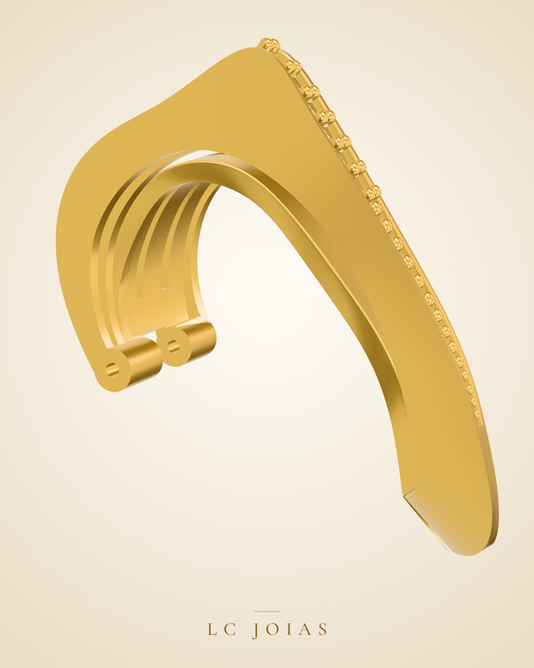 Brinco mirrored copy of 7846 br espelhar em ouro