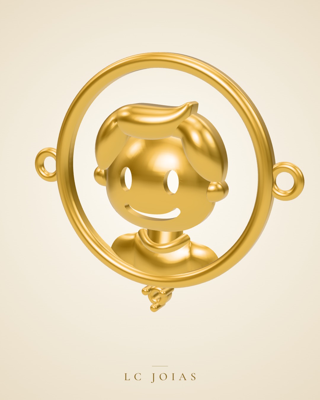 Pingente 753 pg em ouro