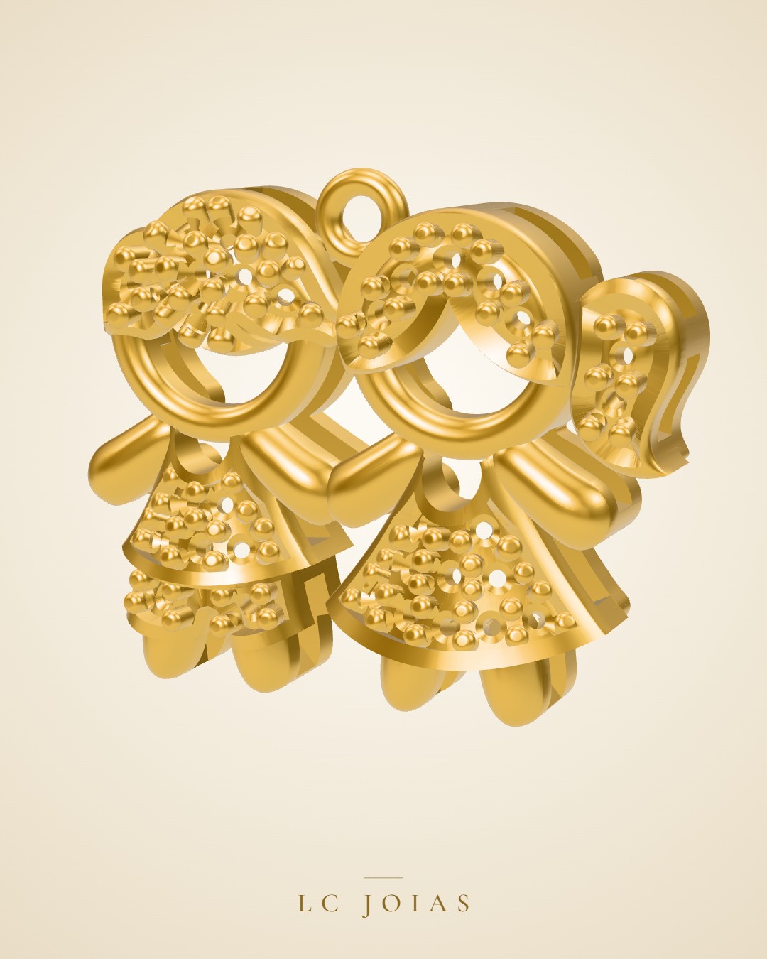 Pingente 968 pg em ouro
