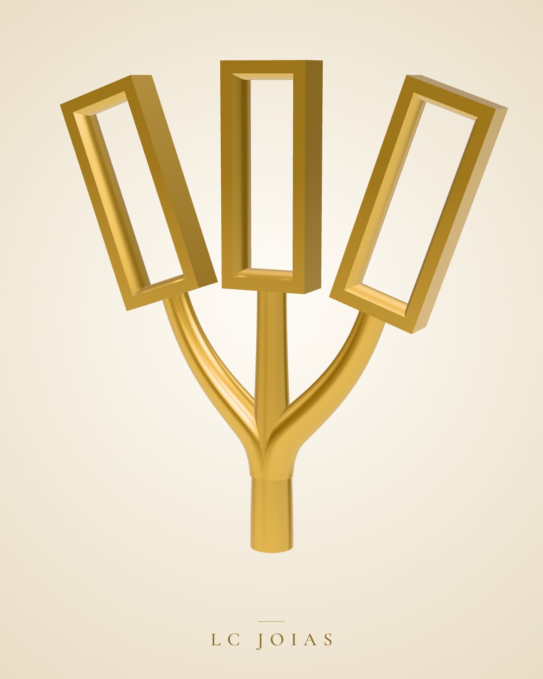Colar 22 corrente em ouro