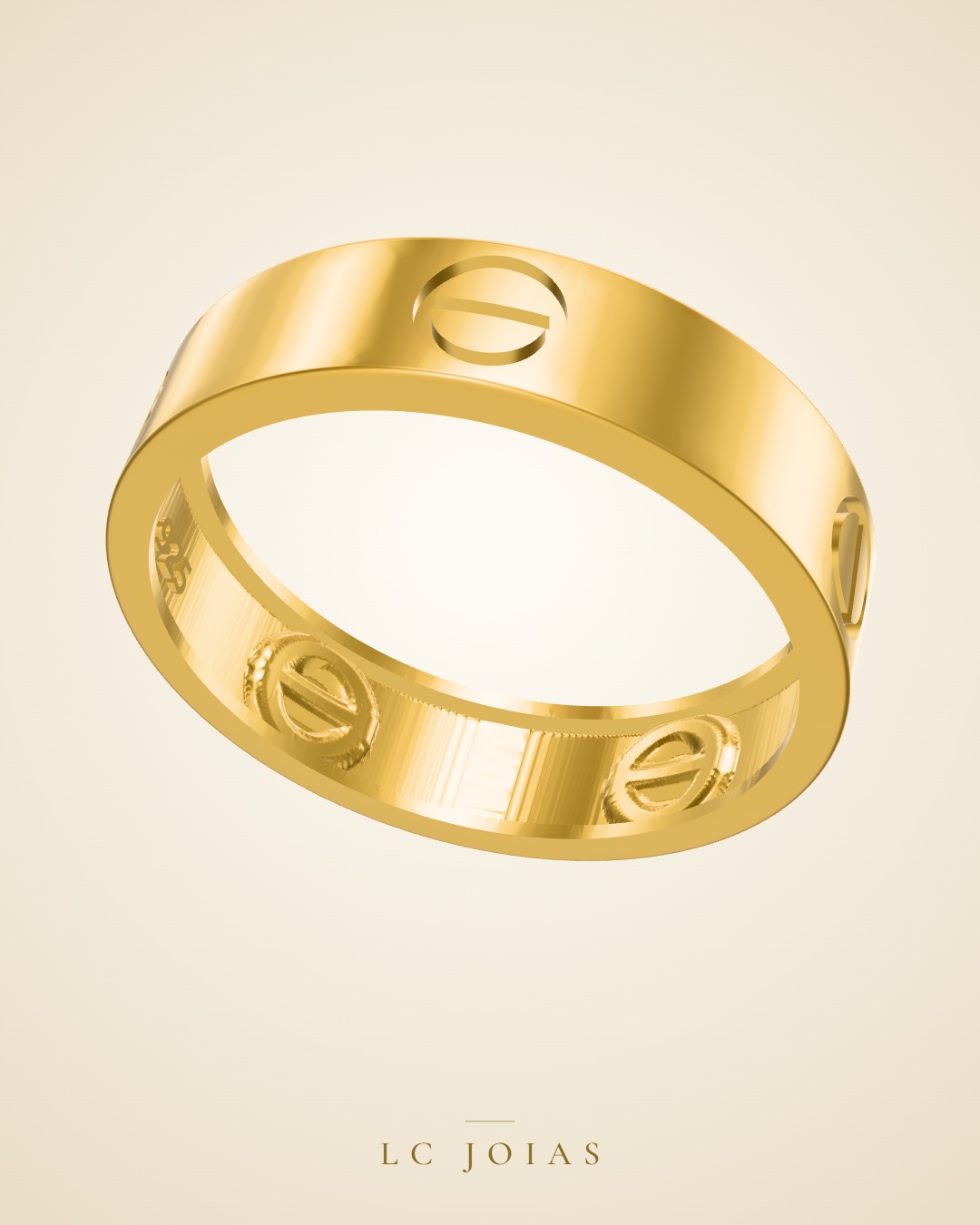 Anel ag 2370 an em ouro