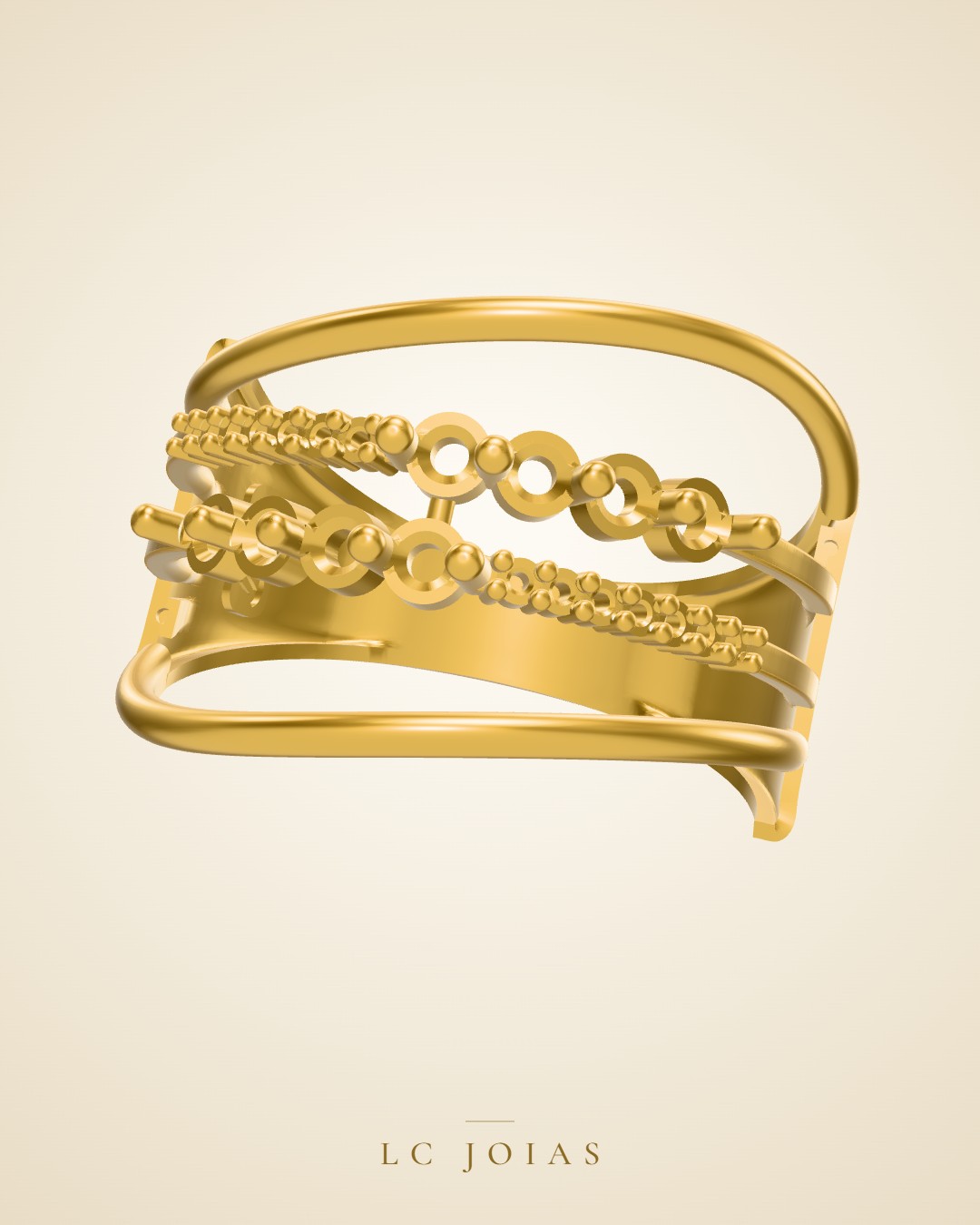 Anel 7924 an em ouro